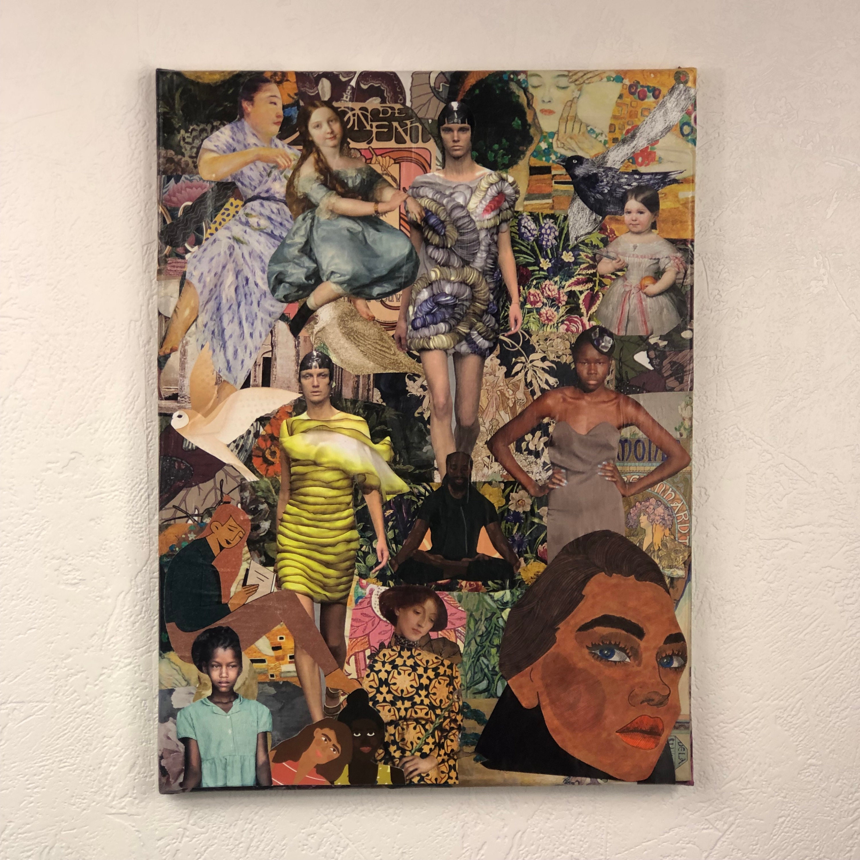 Tableaux Collage Toile Tendue 1109