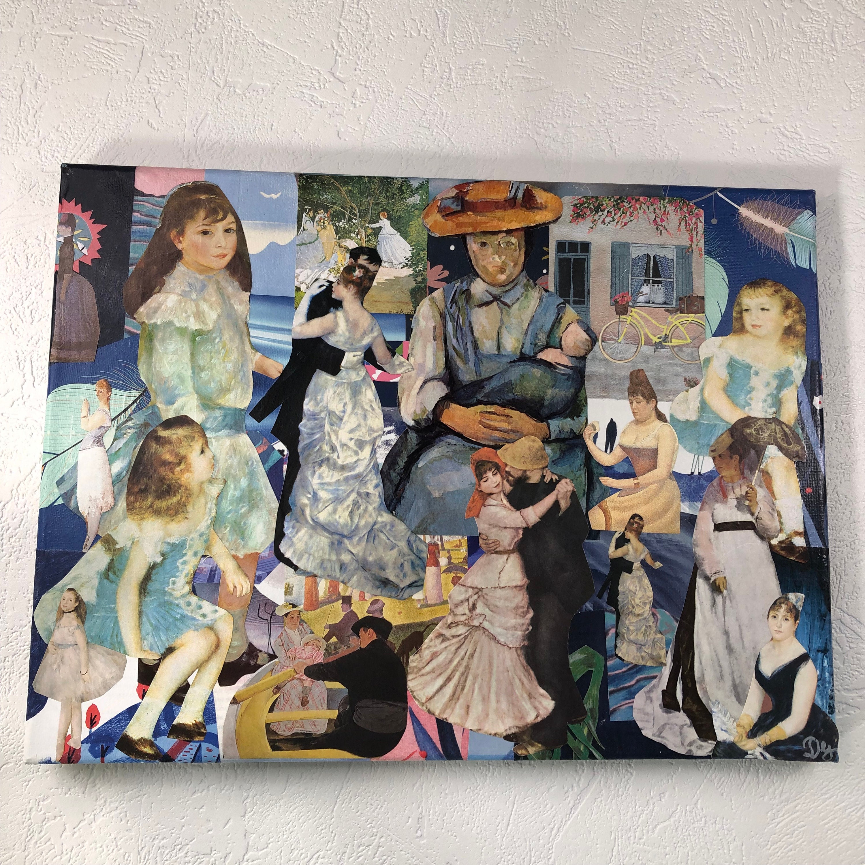 Tableaux Collage Toile Tendue 1337