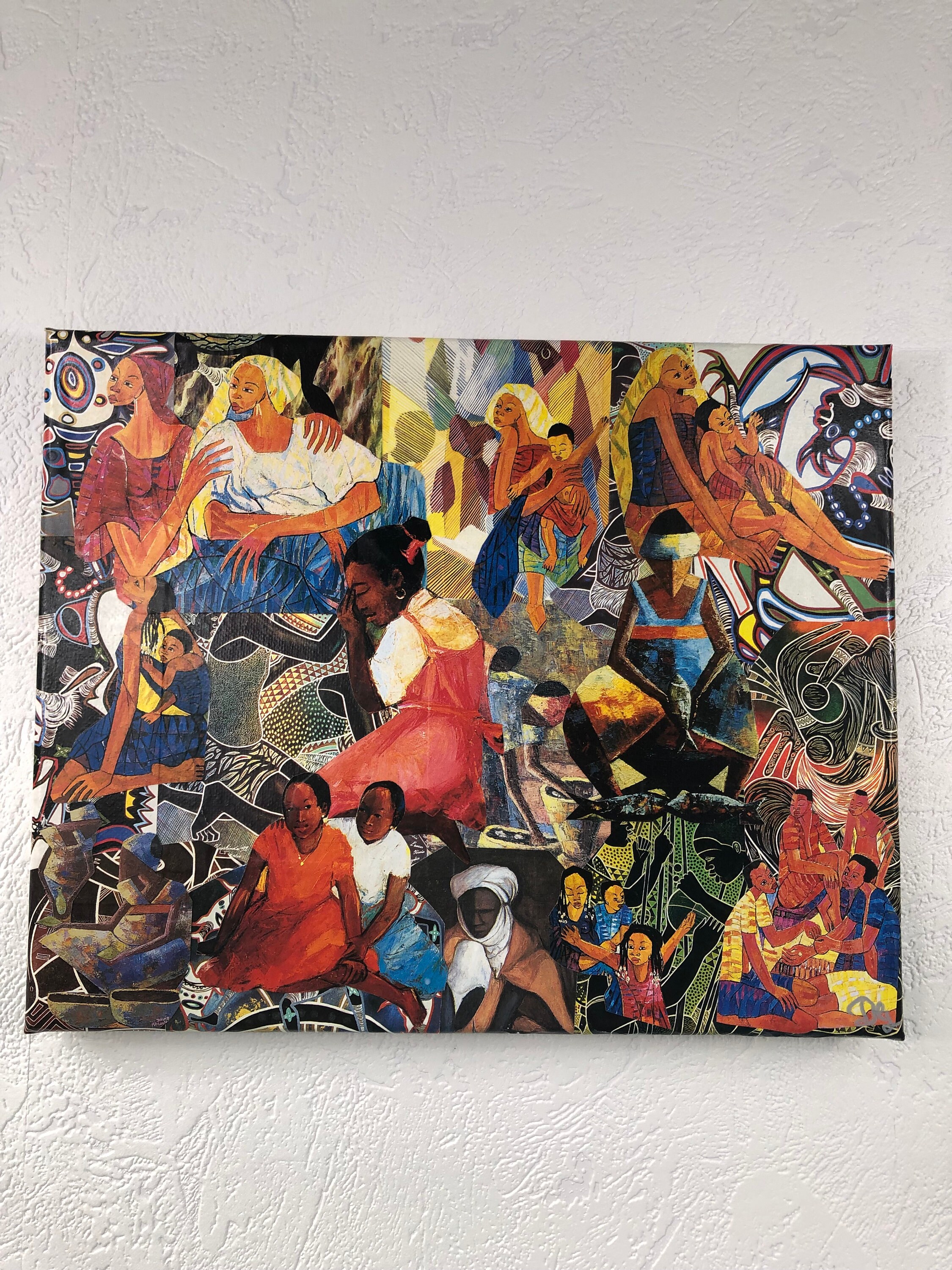 Tableaux Collage Toile Tendue 1240