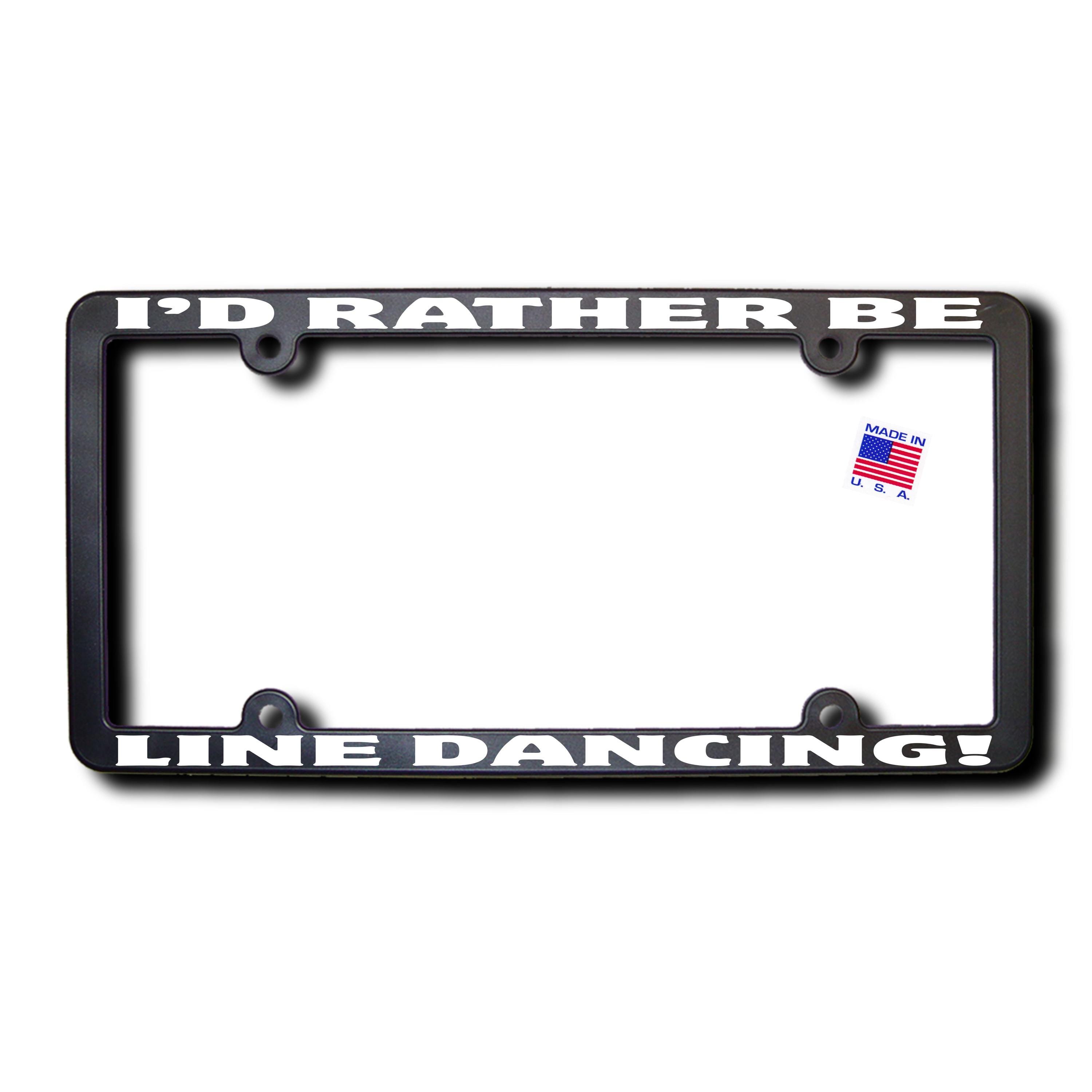 Personalized License Plate Frame I’D Rather Be Watching Anime
