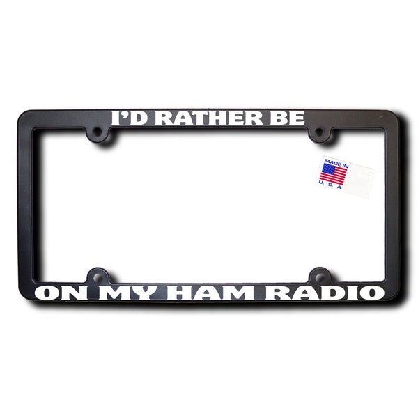Radio License Plate Etsy
