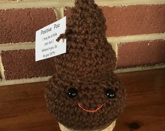 Poo emoji, poop emoji, get well, poop, poop amigurumni, gag gift, Easter gift, retirement, gift for him, joker, joke gift, poop plushy