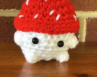 Mushroom, munchkin, Mother’s Day, chubby mushroom, mushroom toy, mushroom amigurumni, mushroom doll, handmade mushroom, crochet mushroom