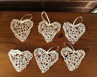 Vintage, hearts, Valentine’s Day, Valentine,   shabby chic, boho, ornament,boho,, ornament, country, doily, ornaments, lace,thread