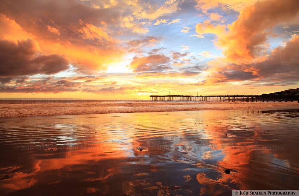 Epic Cayucos 8 x 12 inch Fine Art Photograph, Ocean, PCH, Highway 1, Pier, Beach, Sunset, Paradise, Real Photo, Heaven