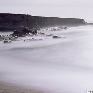 Montana de Oro 8 x 12 Fine Art-foto, In Spooners Cove, Californië, maanlicht, kust, surrealistisch, Stille Oceaan, strand, foto, Giclee