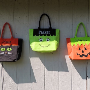 Trick or Treat bag,  Halloween bag, Halloween tote