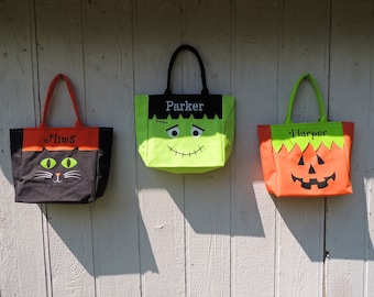 Trick or Treat bag,  Halloween bag, Halloween tote