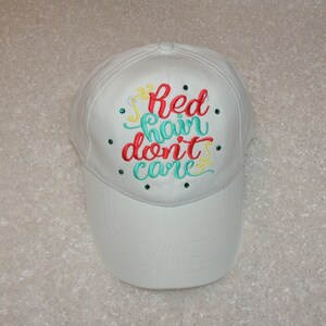 Ball Cap Mail Hair Don't Care Baseball Cap Crazy Hair - Etsy