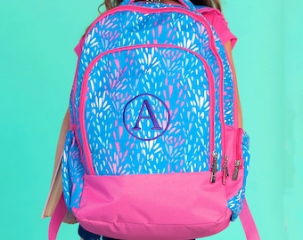 School Backpack,  Sparktacular backpack, Monogrammed backpack, Purple Paisley Backpack, diaper bag
