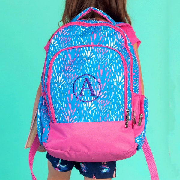 School Backpack,  Sparktacular backpack, Monogrammed backpack, Purple Paisley Backpack, diaper bag