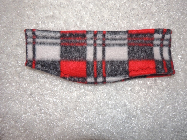 Headband Plaid Ear Warmer top seller Plaid Fleece Ear Warmer