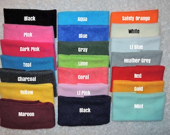 Fleece Headband, Ear Warmers,   Headband, Fleece Ear Warmers - Ski Band - Ear Muff Custom made,  Blank Ear Warmer DIY, Best price TOP SELLER