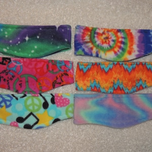 Fleece ear warmers,  Headbands, Fleece head band, Ear Warmers,  fleece headband