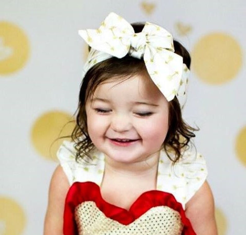 3x New Headband Cotton Elastic Baby Print Floral Hair Band Girls Bow-knot//SS