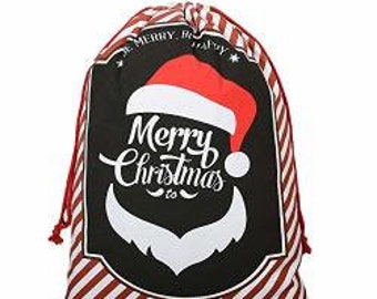 Santa Sack, Santa bag,  Santa  present sacks, Christmas gift sacks, Santa Bag