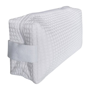 Cosmetic Bag,  make up bag, Top Seller,  Waffle Weave Cosmetics Bag, Toiletry Bag