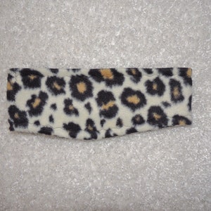 WHOLESALE  Fleece ear warmers,  Headbands, Fleece head band, Ear Warmers, wholesale blank fleece headband Cheetah print