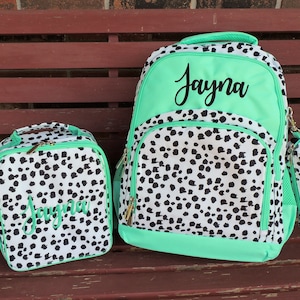 Spotty Dog Backpack, Lunch Box, Monogrammed backpack, back pack, diaper bag FREE Monogramming
