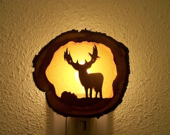 Mule Deer buck nightlight
