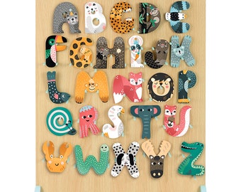 Nursery wooden letters for names