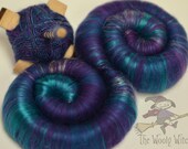 Sweet Rolls - Rolags - Punis - hand blended for spinning - quot Star Gazer quot