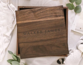 Large Wooden Box for Photos - Personalized Gifts for Mom - Baby Memory Box for Photos - Baby Keepsake Box - Mothers Day Gift Personalized