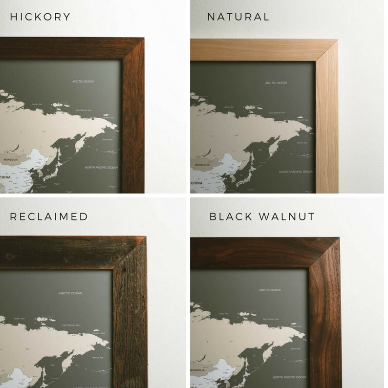 Wall Art World Map Push Pin New Home Gift House Gift Push Etsy