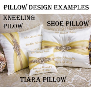 Silver Lavender Pillows for Quinceanera Party, Mis 15 Anos Shoe Pillow, Accesorios de Quince Anos, Sweet 16 Kneeling Pillow image 3
