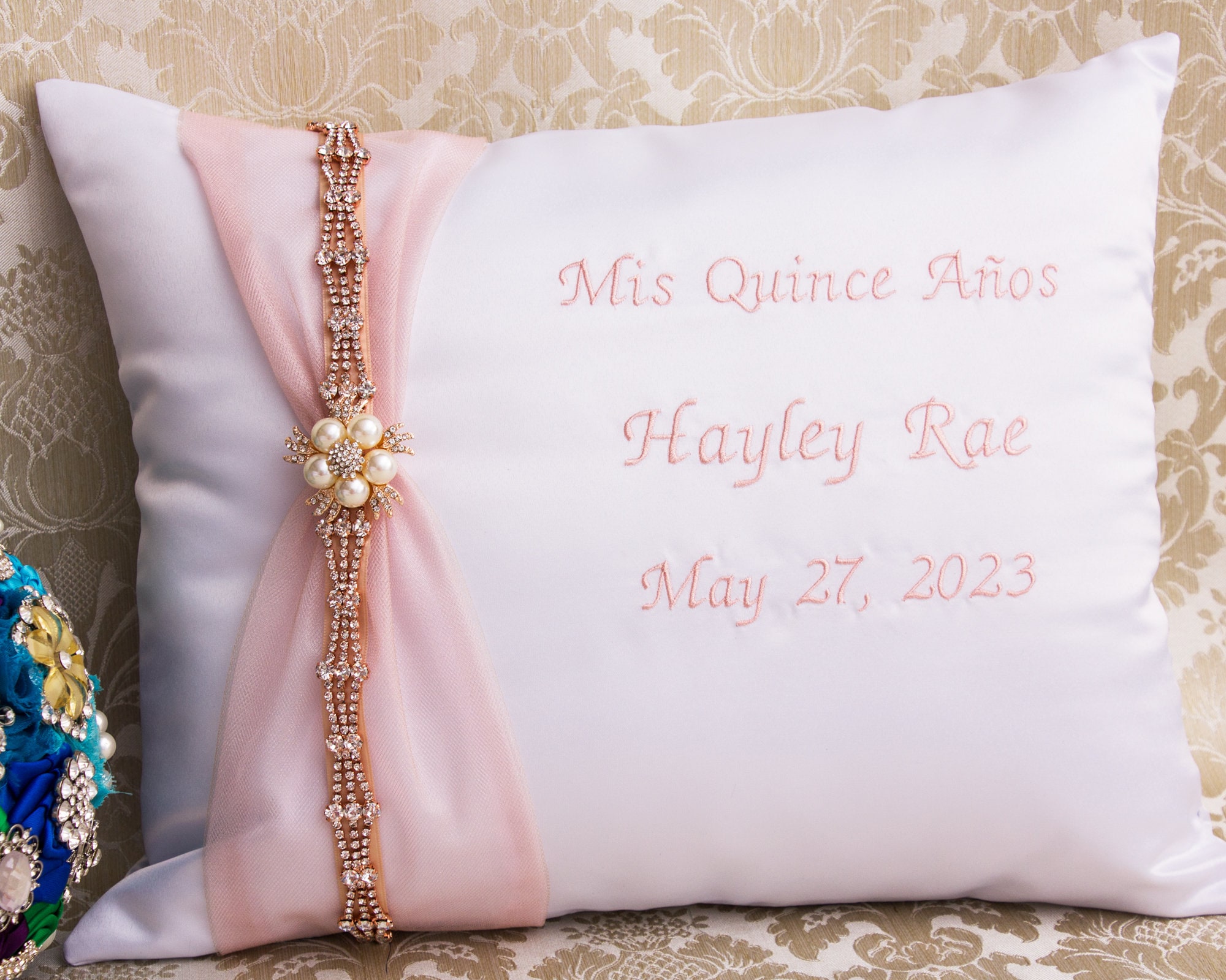 Rose gold bed pillows hotsell