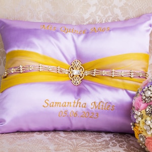 Pillows for Quinceanera, Mis 15 Anos Shoe Pillow, Accesorios de Quince Anos, Sweet 16 Kneeling Pillow