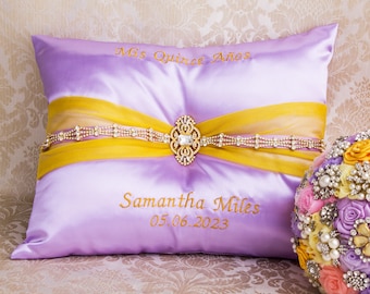 Pillows for Quinceanera, Mis 15 Anos Shoe Pillow, Accesorios de Quince Anos, Sweet 16 Kneeling Pillow