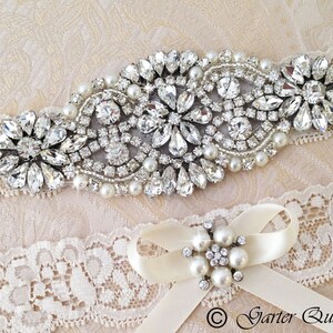 JARRETière de mariage EXCLUSIVE, Jarretière de mariée, Ensemble de jarretière de mariage, Ensemble de jarretière de mariée en dentelle, Porte-jarretelles de mariée en ivoire