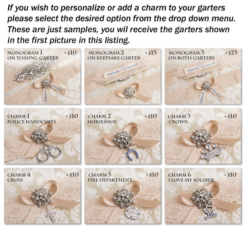 Lace Wedding Garter Set Crystal Bridal Garter Set Tulle and Etsy