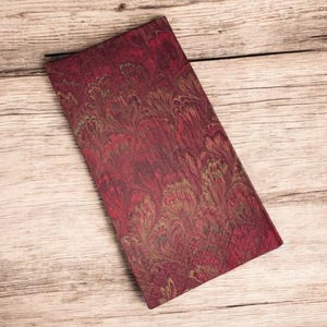 Red Marble Chinoiserie Party Napkins: 3-Ply Guest Towels