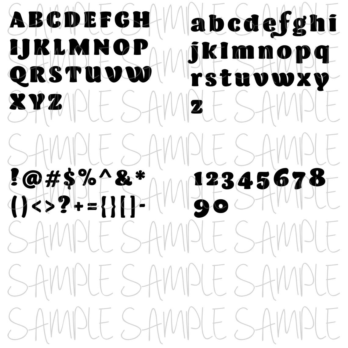 Thick Letters SVG Cut Out for Cricut Etsy Israel