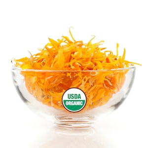 1-10Cups Organic CALENDULA PETALS Flower Dried Edible Calendula Tea Culinary image 1