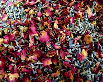 Bulk WEDDING CONFETTI Natural Flower Petal Exit Toss Biodegradable Organic Dry Lavender Rose Mix DiY Compostable Sterile Ecofriendly 1lb 2lb