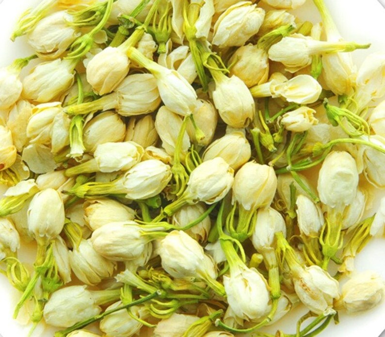 1lb Organic Dried Jasmine Flower Whole Culinary Edible Tea Etsy