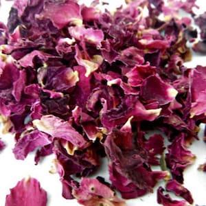 EDIBLE ROSE PETAL Tea Organic Culinary Herb Dry Pink Red Bulk Natural Flower Stress Relief Aid Relax Calm Soothe 1oz 2oz 4oz 8oz 1lb image 2