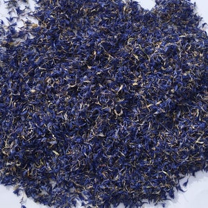1lb Organic Blue Cornflower Petal Whole Dry Natural Flower Confetti Wedding Confetti Bulk Biodegradable Ecofriendly 1oz 2oz 4oz 8oz 12oz