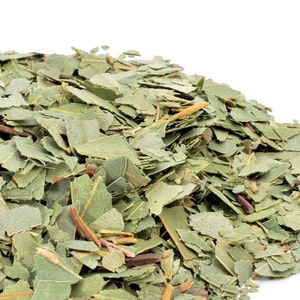 Organic EUCALYPTUS LEAF Tea Whole 100% Natural Non-irradiated Non-GMO Air Purifier Throat Soother Respiratory Hojas Secas Eucalipto 1-4lbs image 2