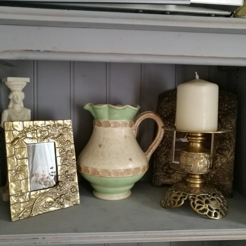 Art Deco Vase Burleigh Ware Burgess And Leigh Jug Green And Etsy