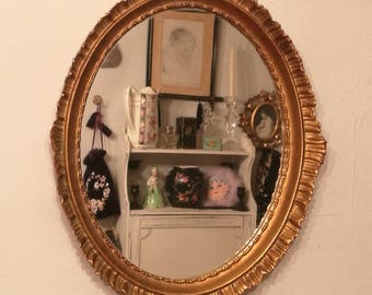 Vintage Mirror / Mirrored Vanity Tray