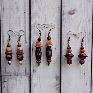 Tribal Chunky Earrings Set 3