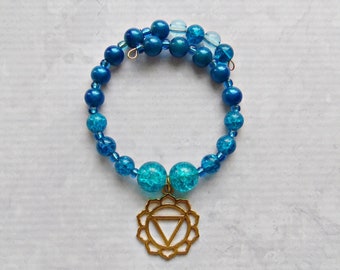 Throat Chakra Bracelet Vissudha 5th Chakra Yoga