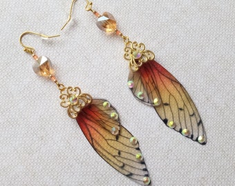 Butterfly Wing Earrings - Fairy Earrings