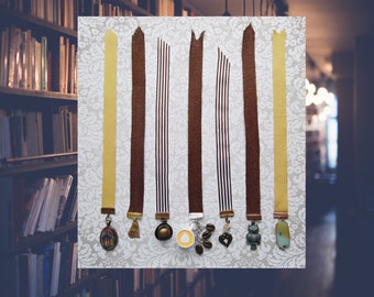 Ribbon Bookmarks with Charms