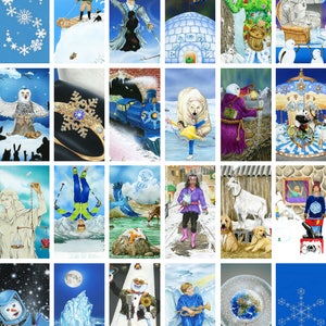 Snowland Tarot Deck Full 78 Cards With Tarot Bag image 3