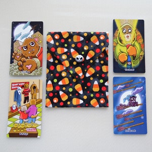 Candy Corn Tarot Tasche - Ihre Wahl von Liner Farbe und Knopf
